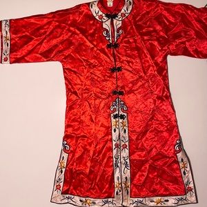 Silver Lake Authentic Oriental Robe Dress Large